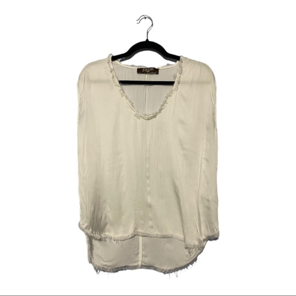 White Boutique Short Sleeve Blouse